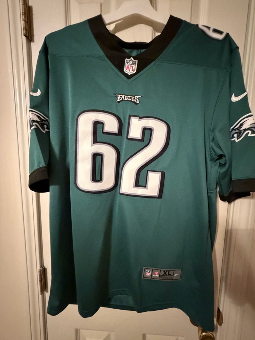 Nike Green Philadelphia Eagles #62 Football Jersey